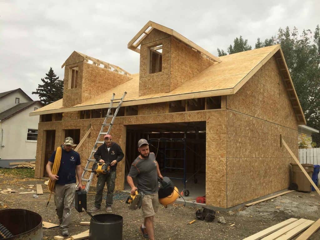 Collaborative Construction Renovation Contractors Regina exterior siding fence facia eaves soffit framing garage shingles