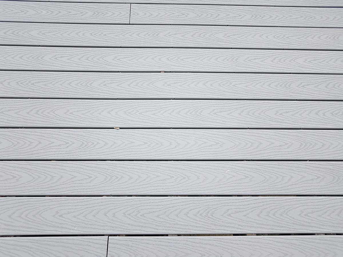 grey composite decking